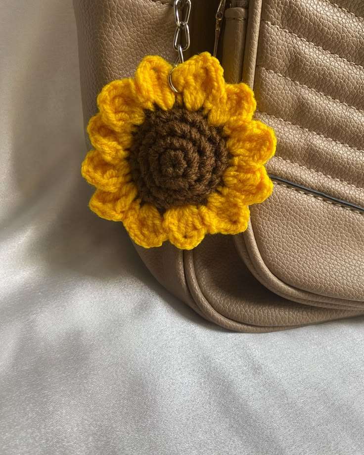 Sunflower Keychain
