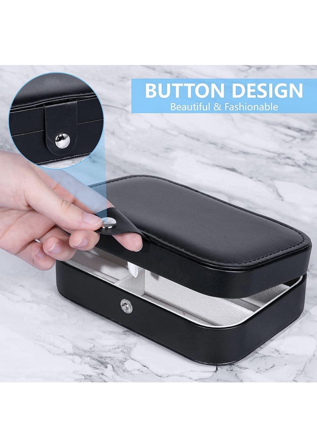 Black jewellery organiser (medium) thumbnail 2