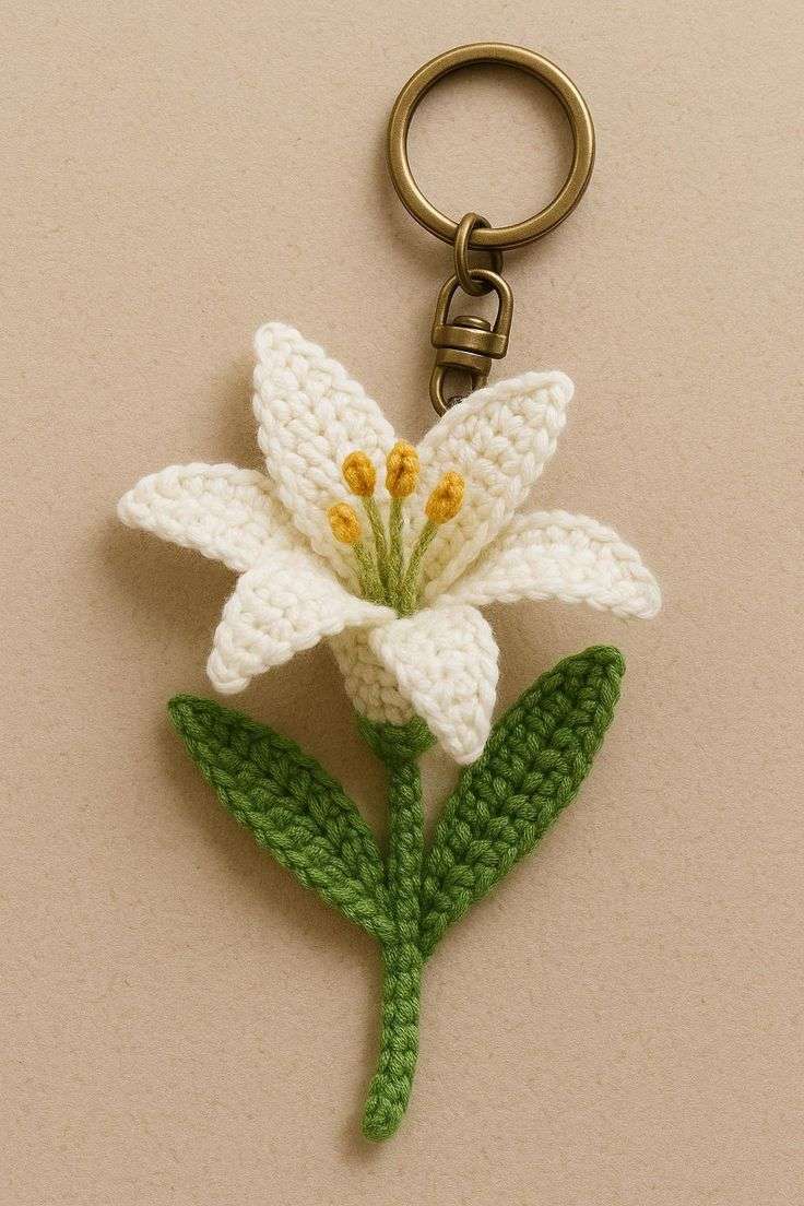 Lily keychain