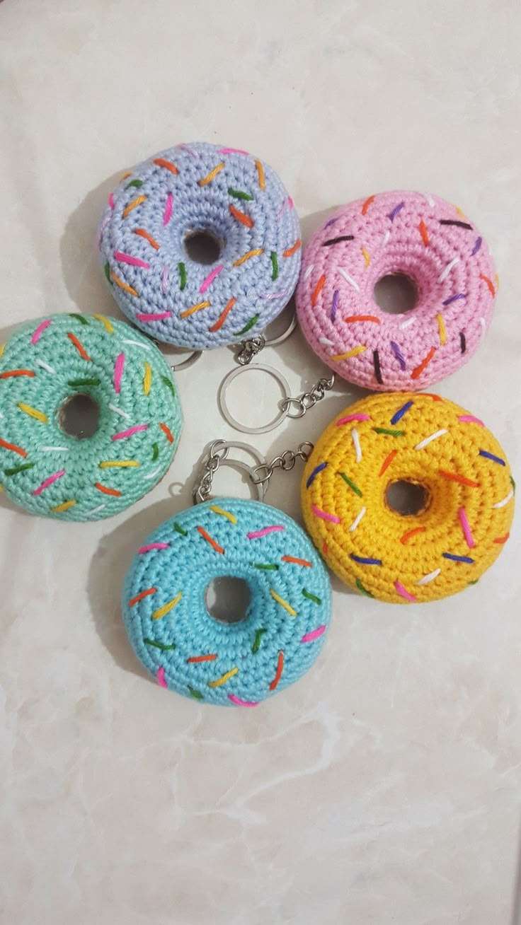 Donut Keychain