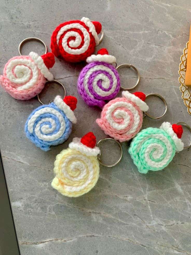 Cake Roll Keychain