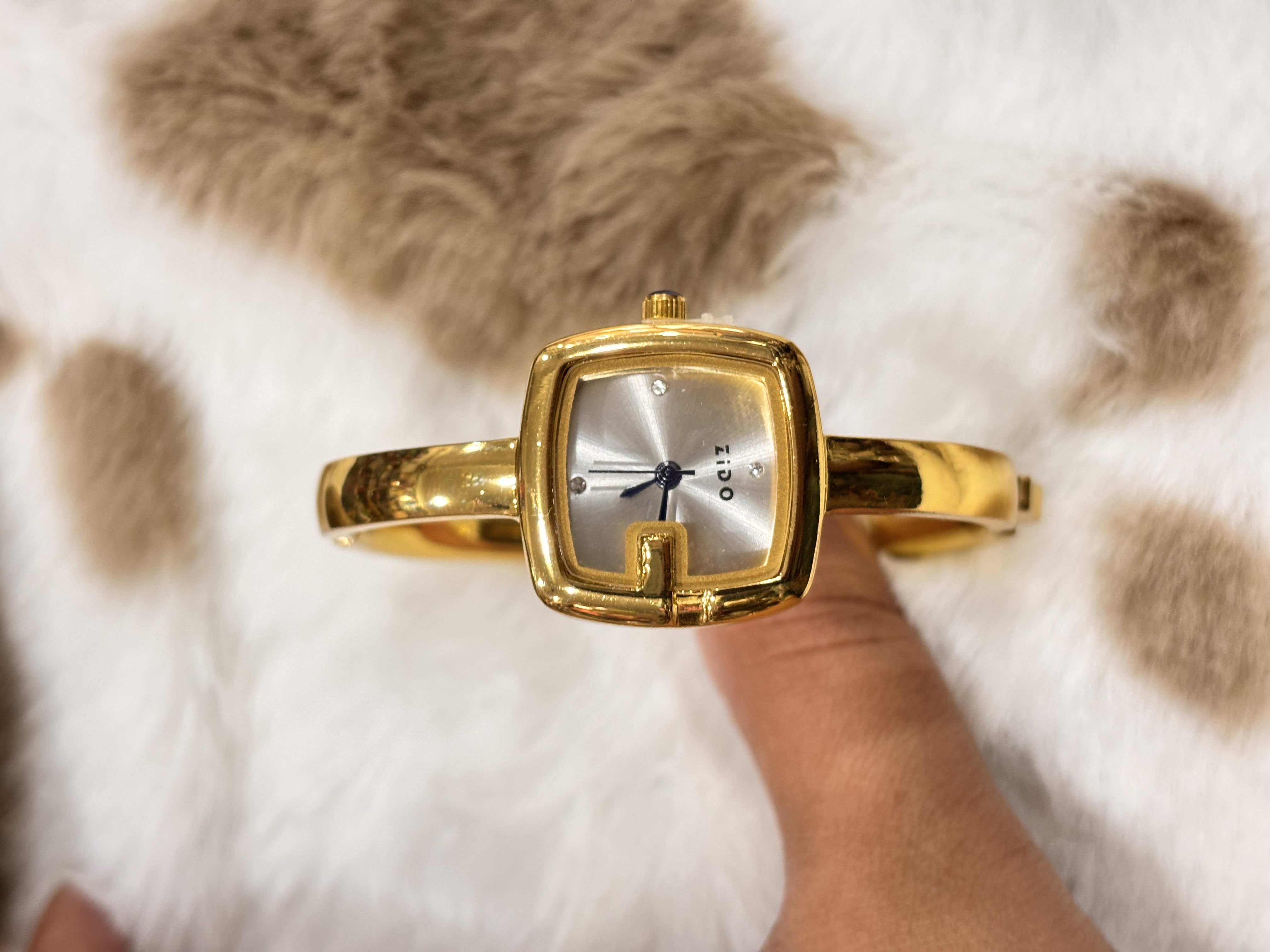 Vintage square Gold Plated Watch - Anti Tarnish