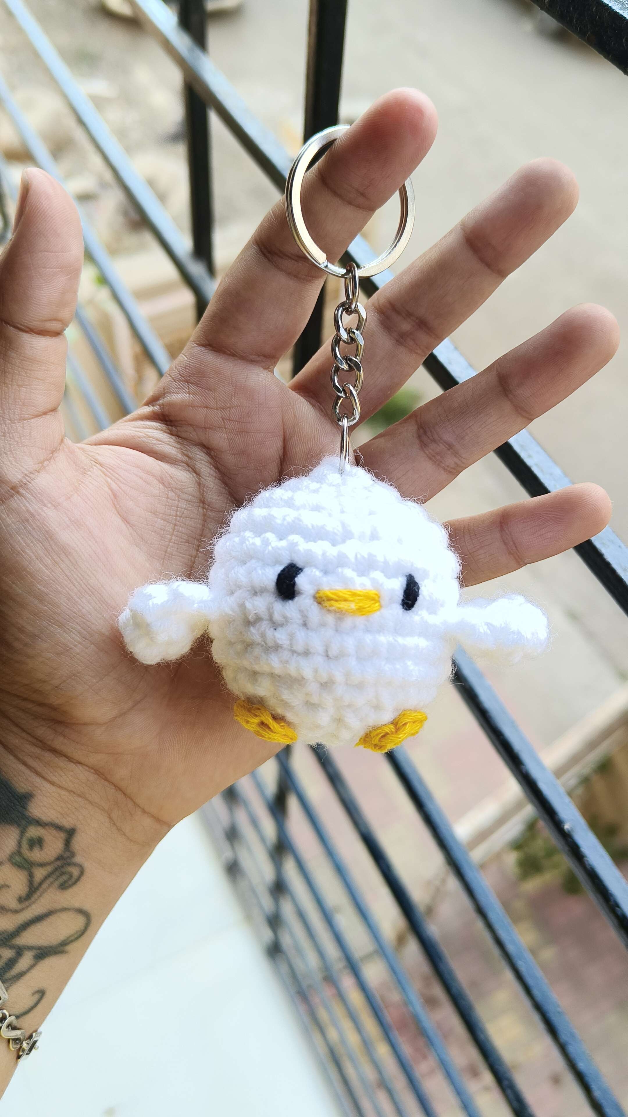 Crochet Chicken Keychain image 2