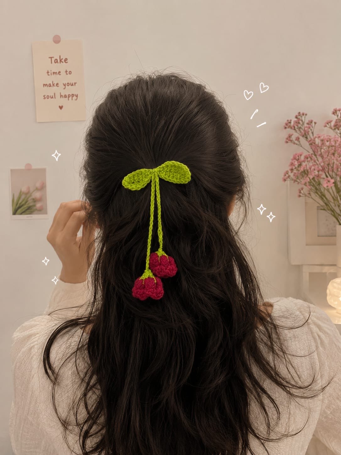 Tulip hairtie