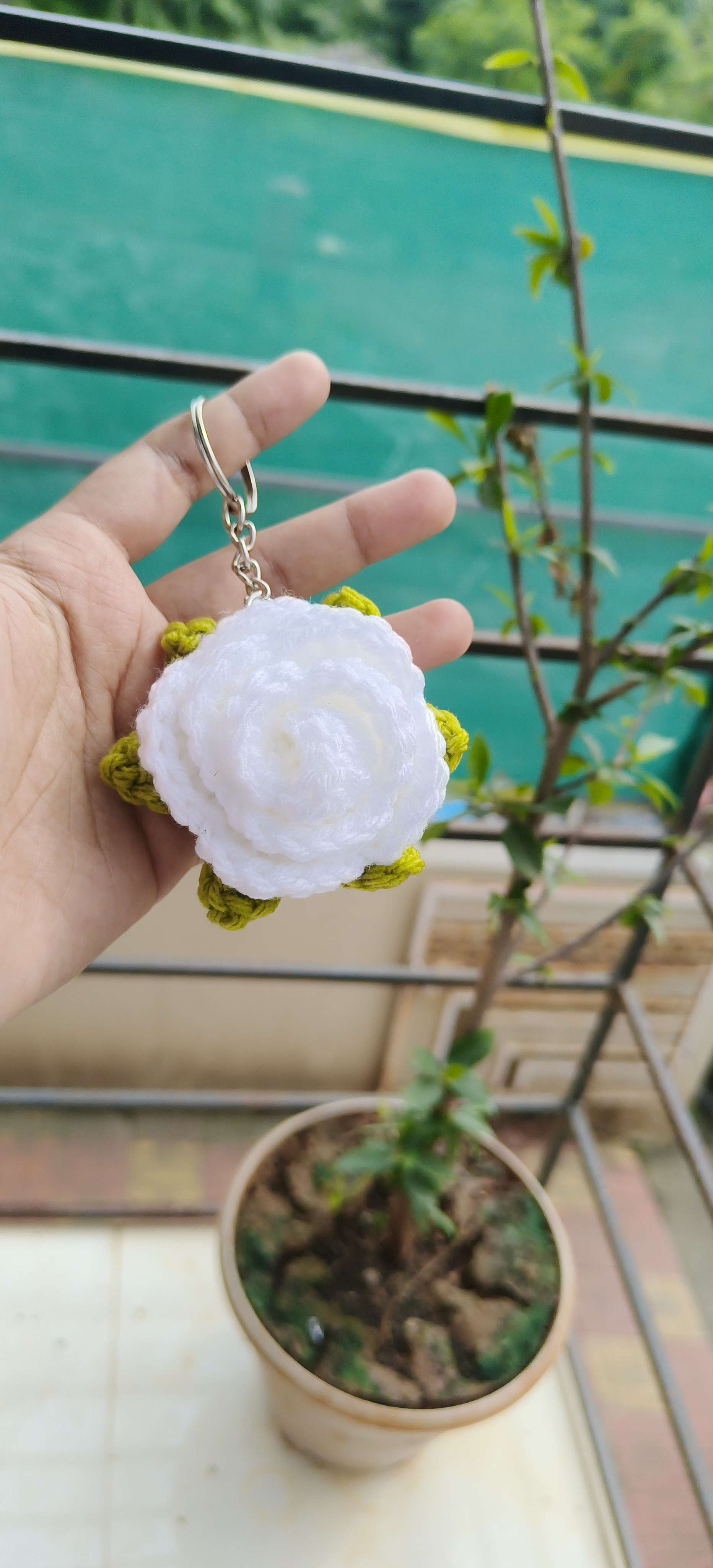 Rose Keychain