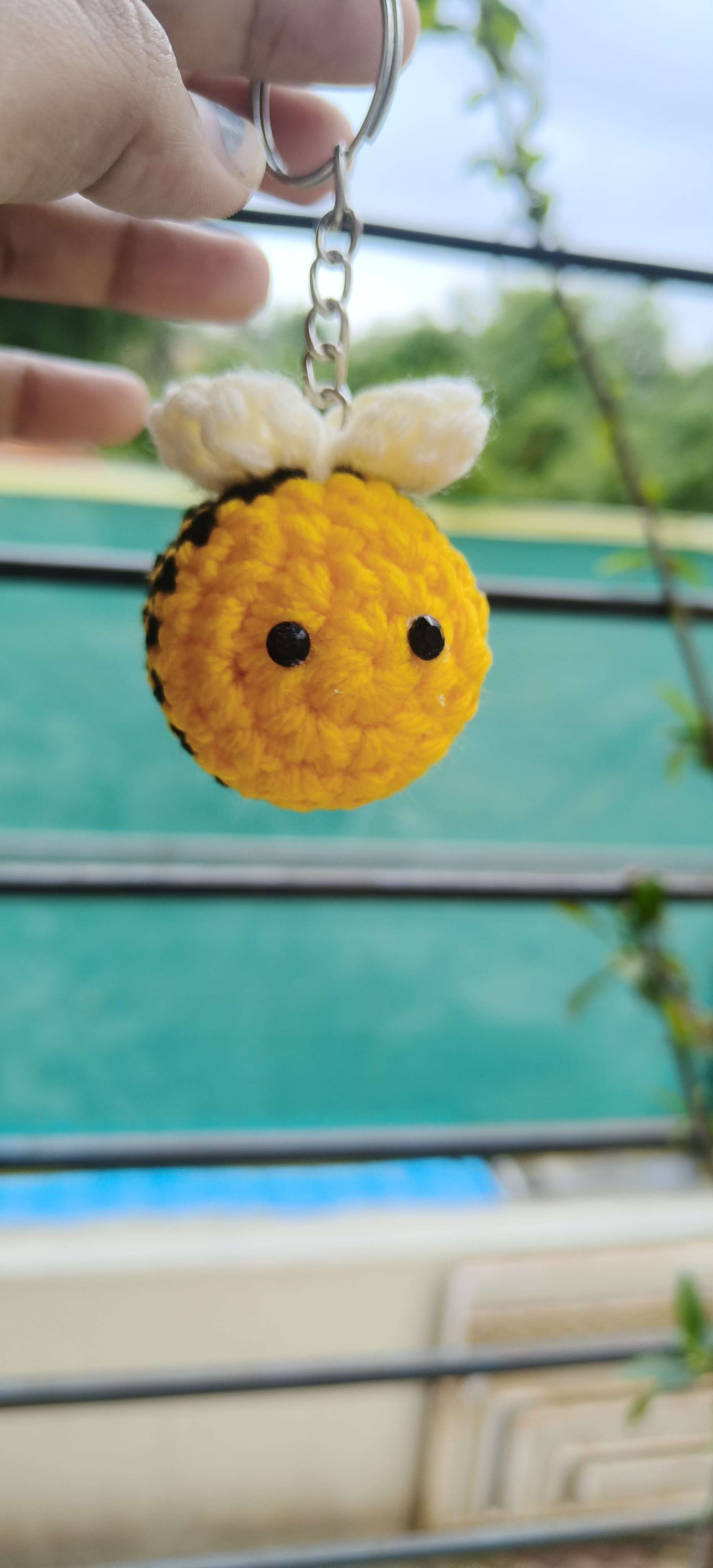 Honey Bee Keychain