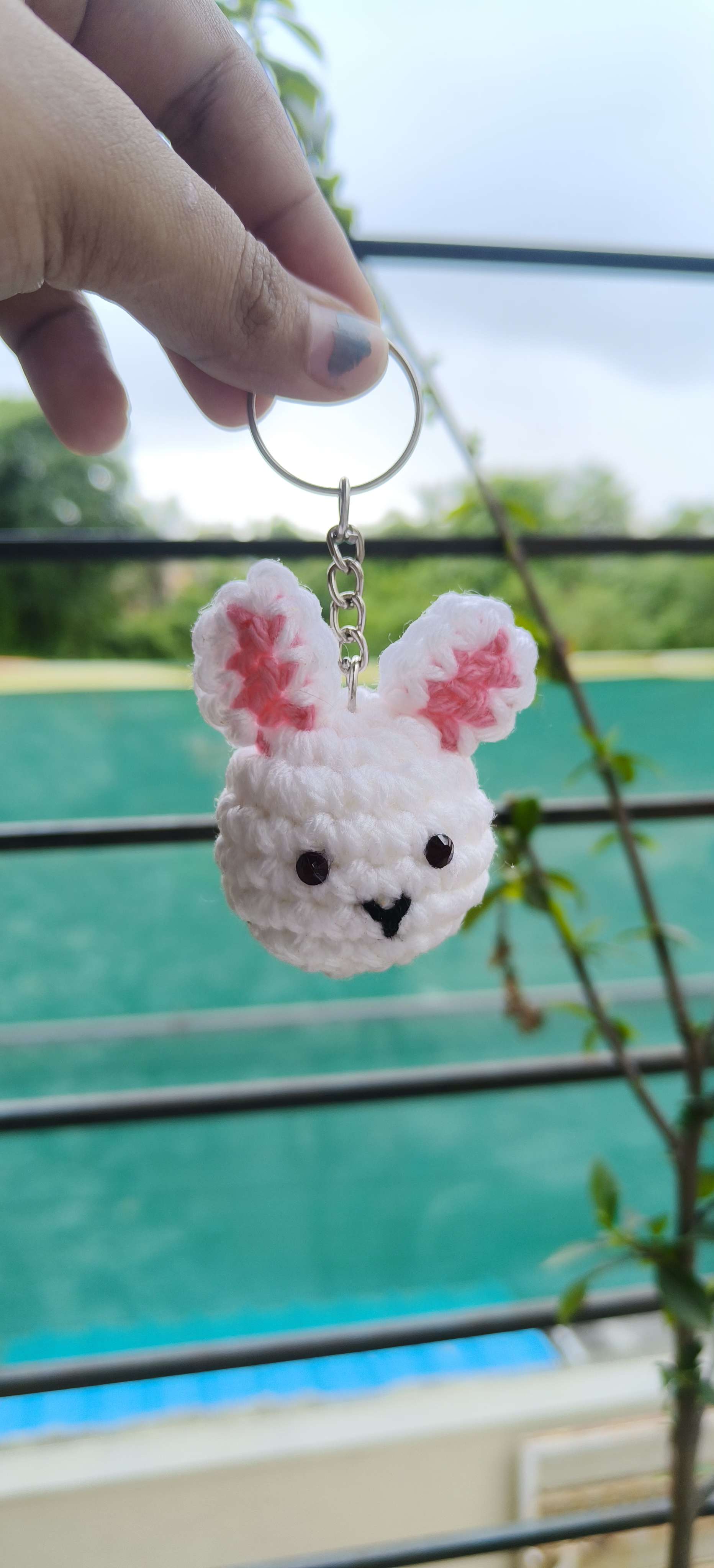 Bunnyface Keychain
