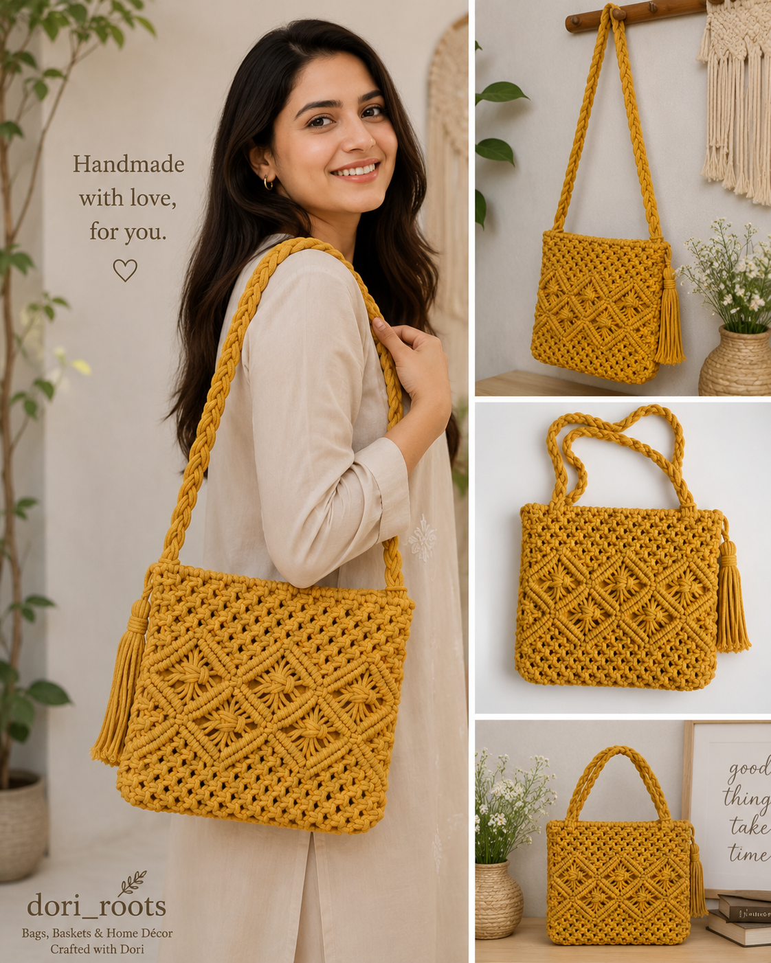 Macrame Sling Bag