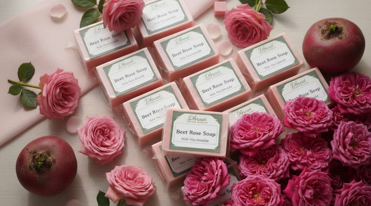 Rose beetroot Soap