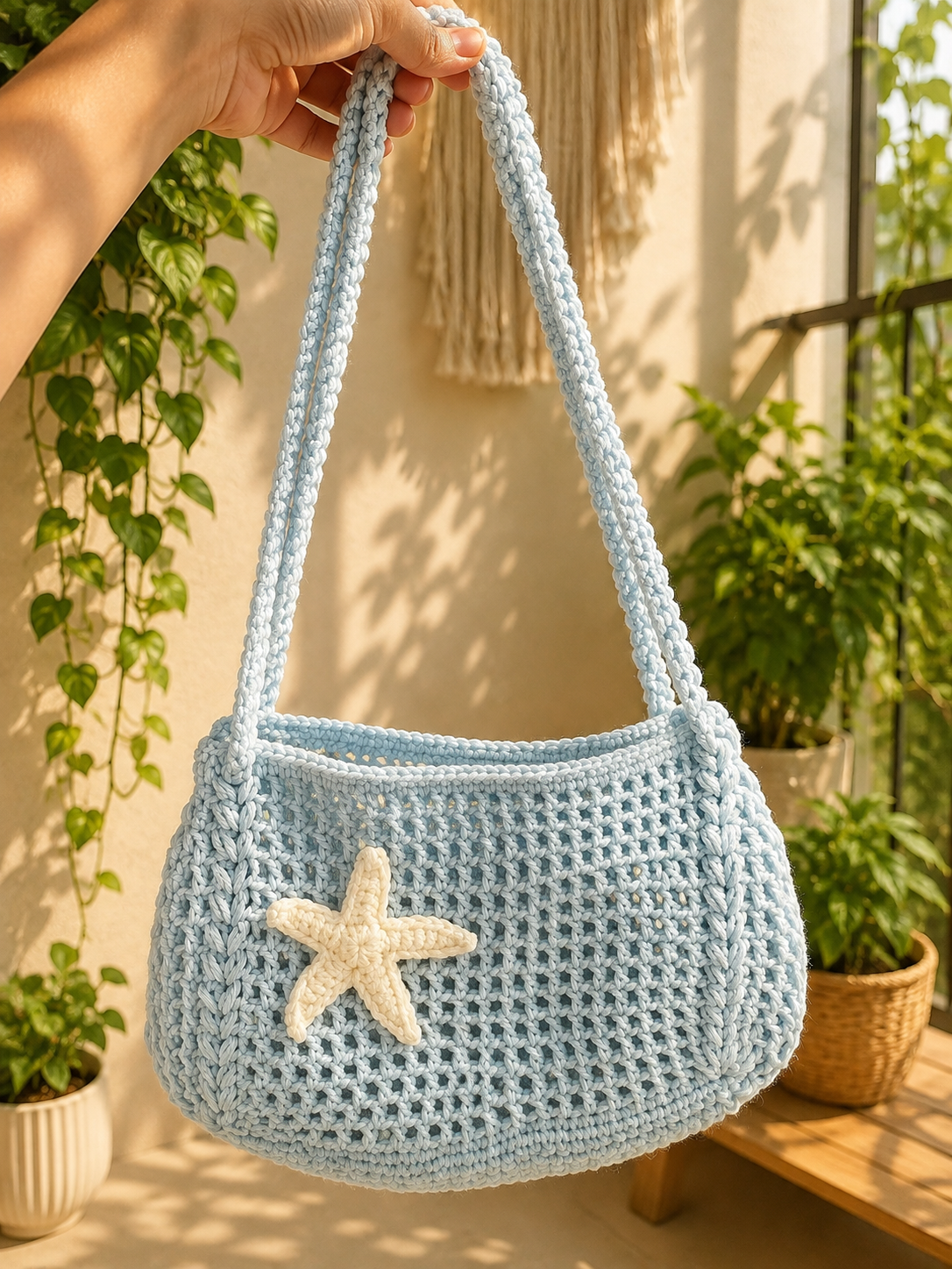 Crochet Beach Bag