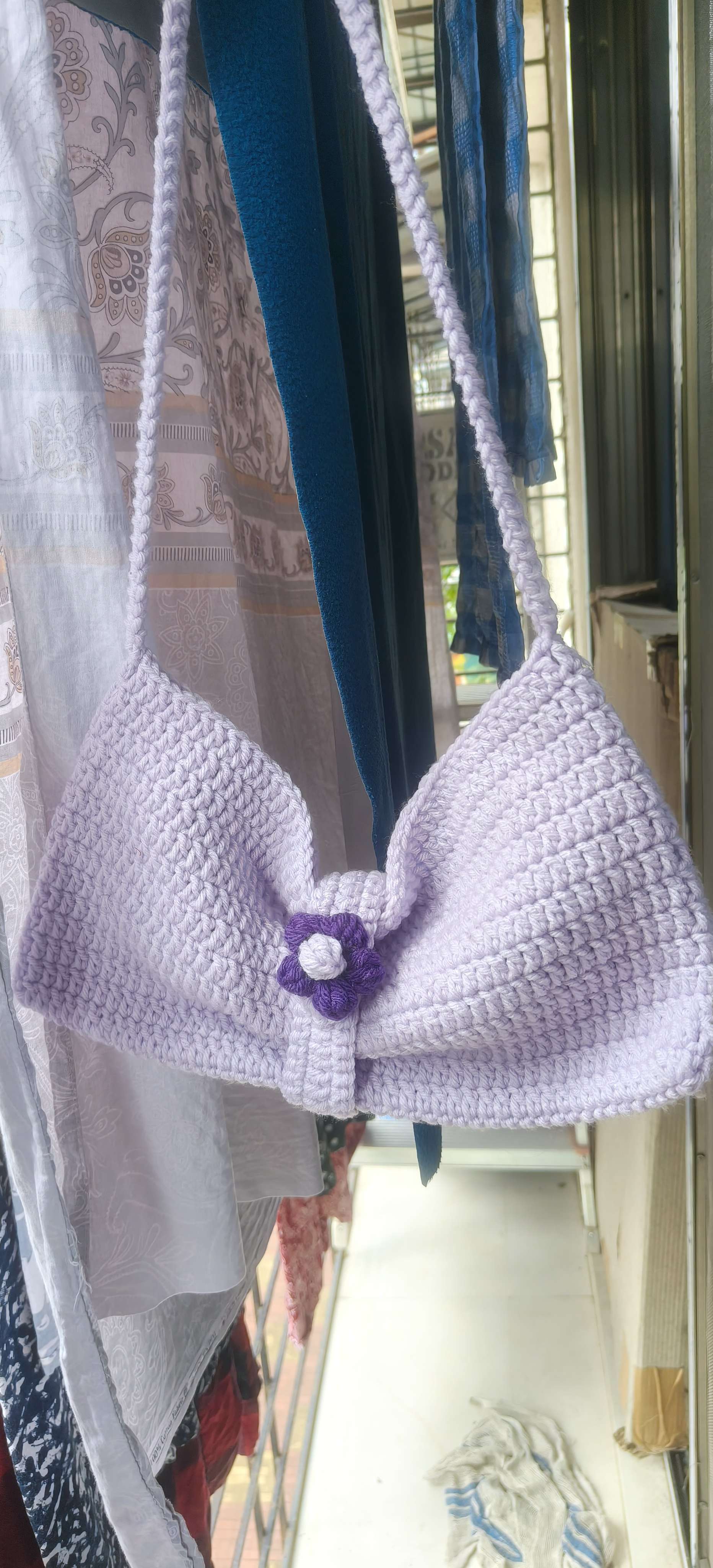 Crochet Bow Bag