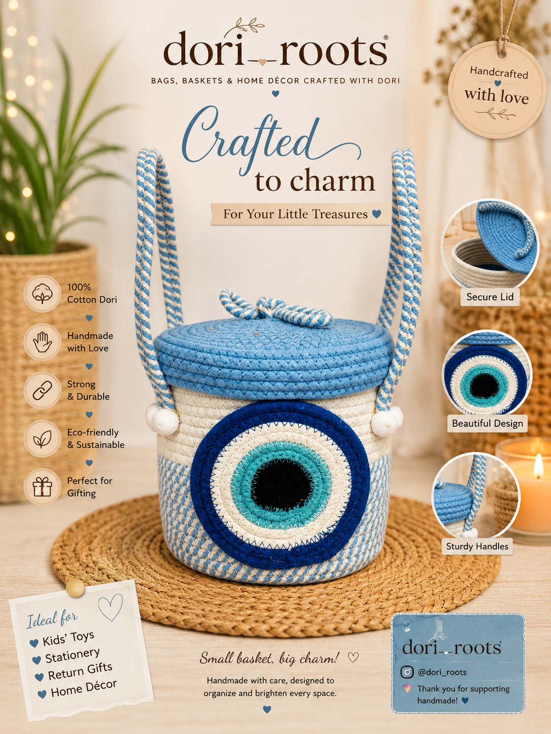 Evil Eye Basket