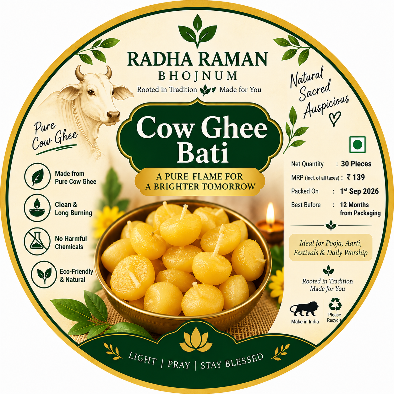Cow Ghee Bati