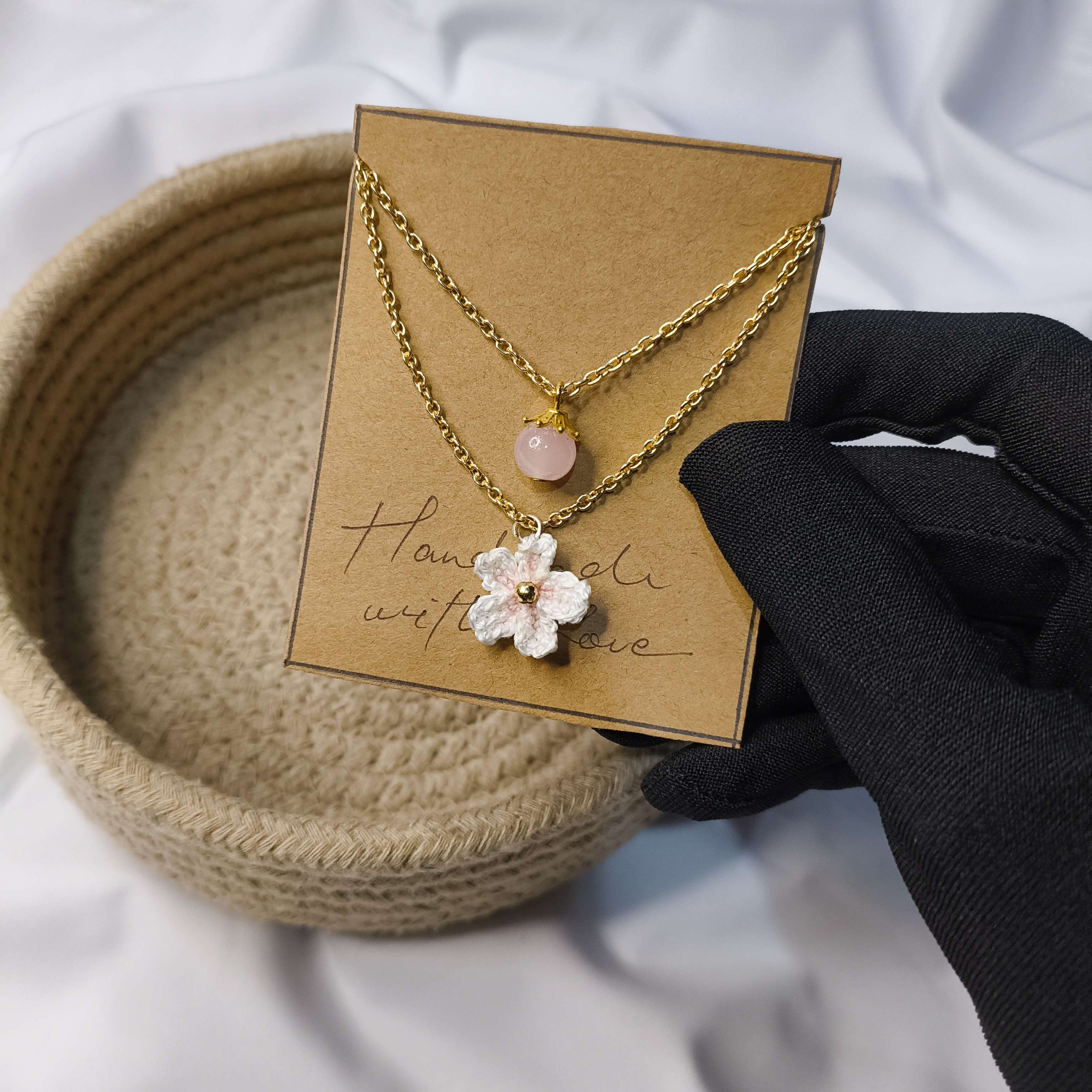 Cherry blossom (sakura) necklace