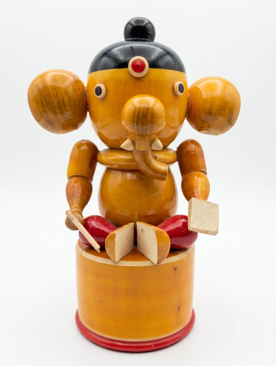 Grantha Bappa Seated Figurine