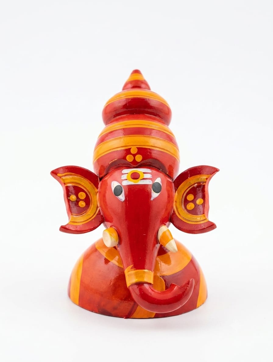 Shankhadhar Raktavarna Ganesha