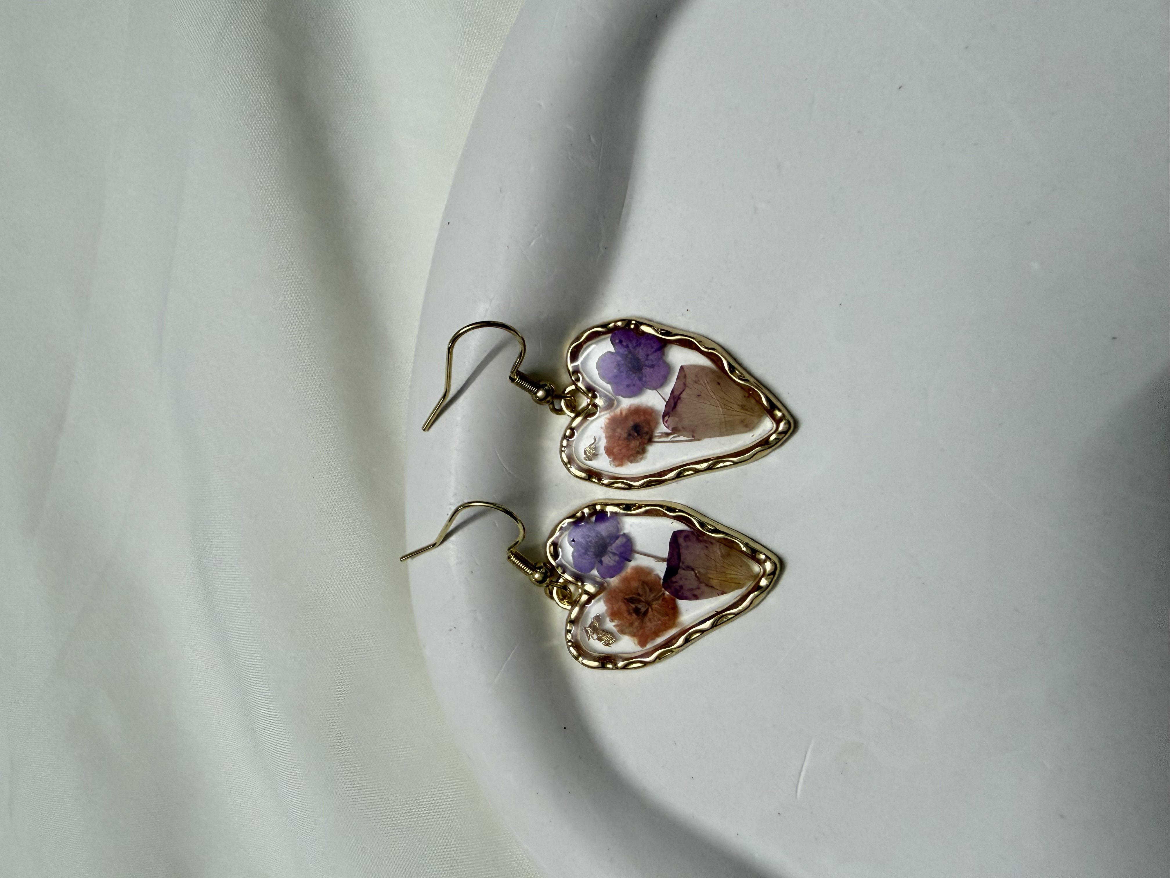 Purple orange dried flower(resin)