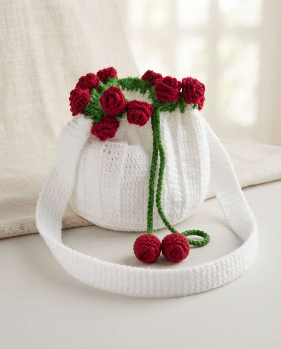 Rose flower bag