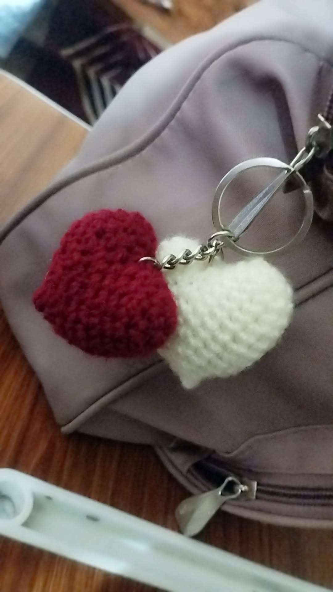 Heart keychain