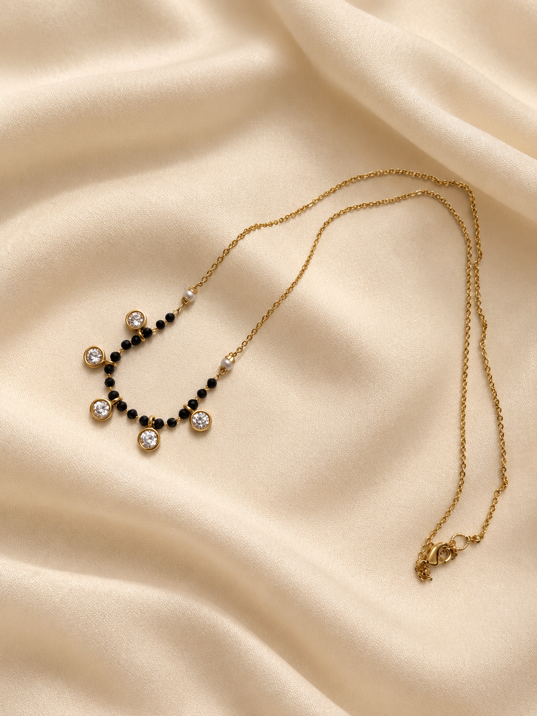 5 stoned mangalsutra