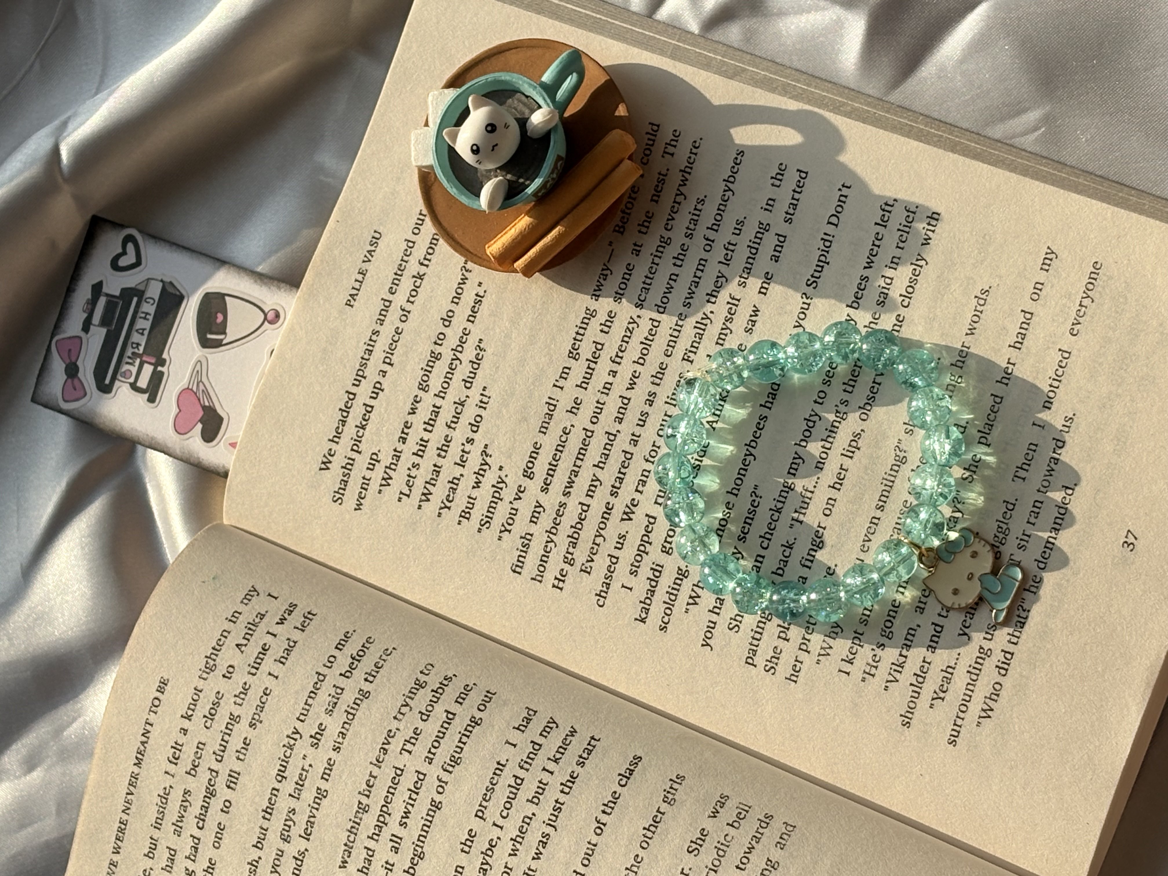 blue crystal bracelet