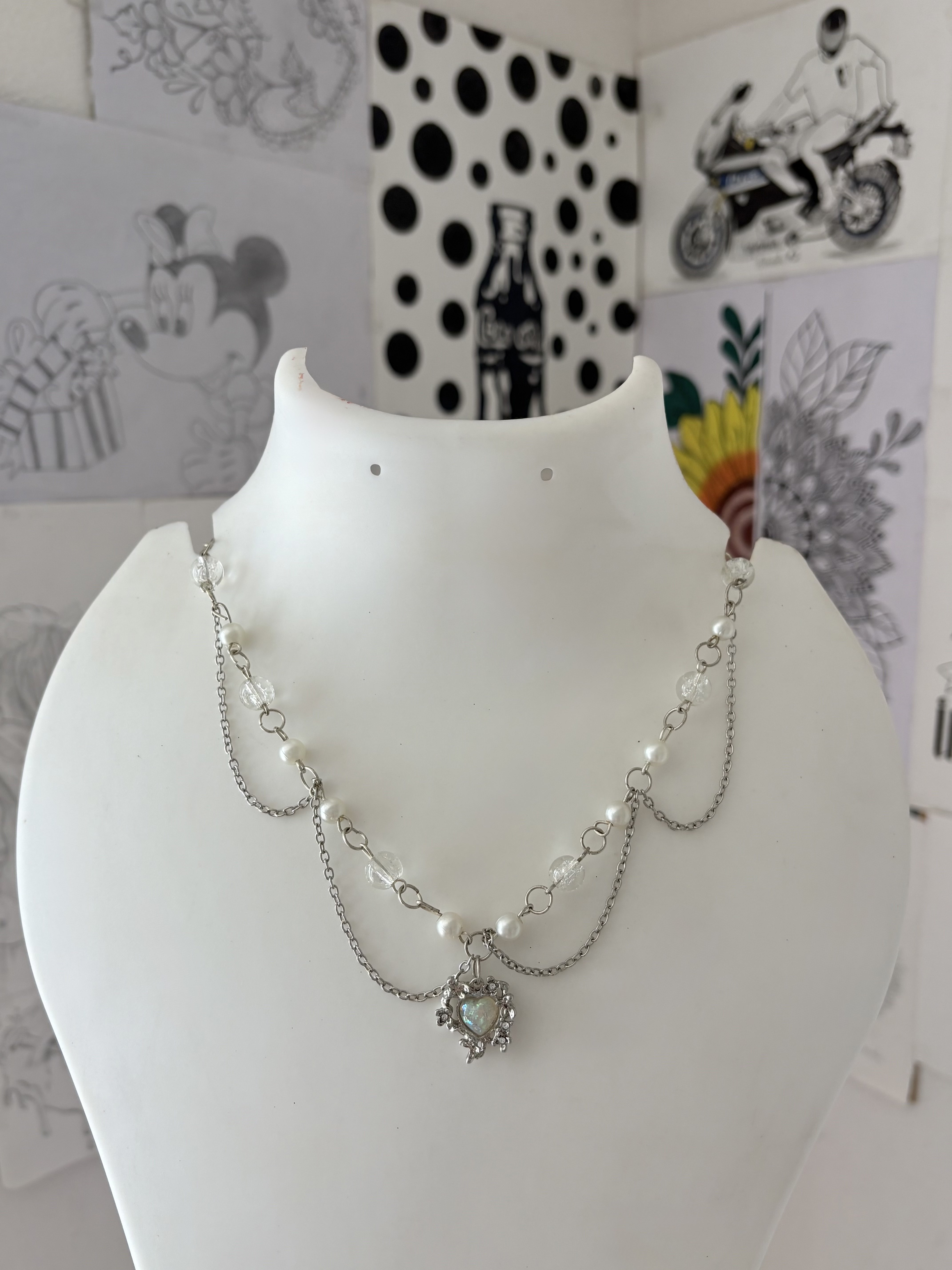 crystal bead necklace