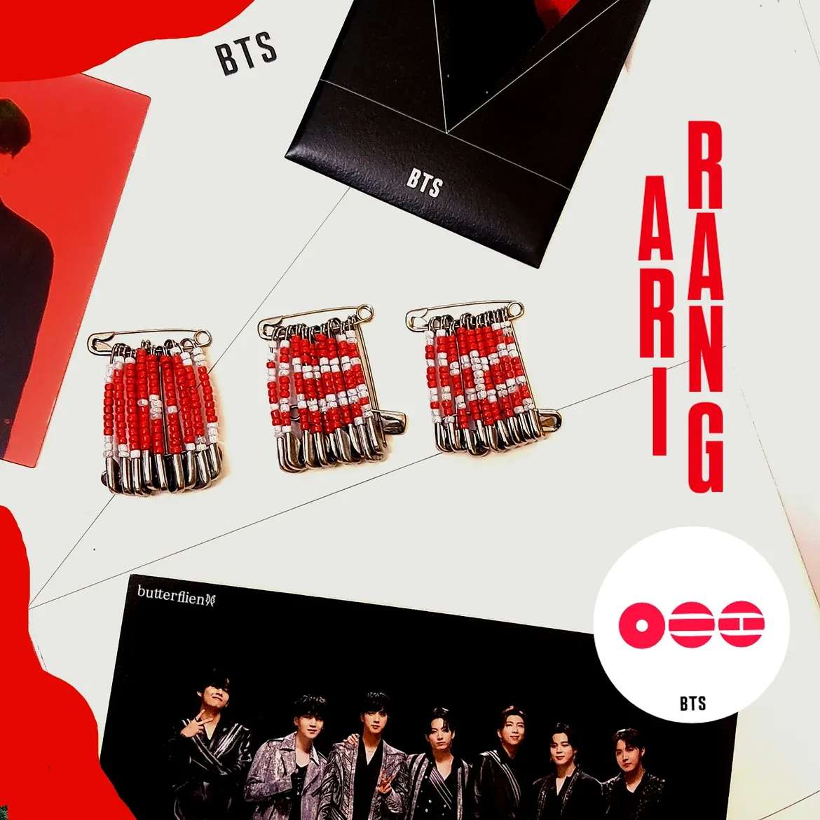 Arirang Logo Beadpin