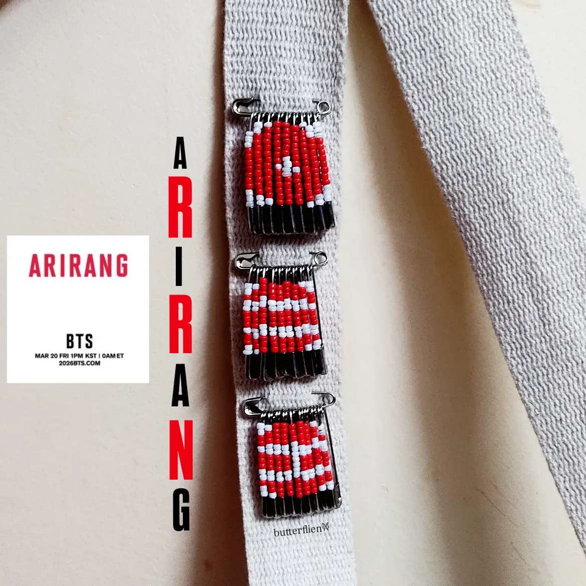 Arirang Logo Beadpin image 2