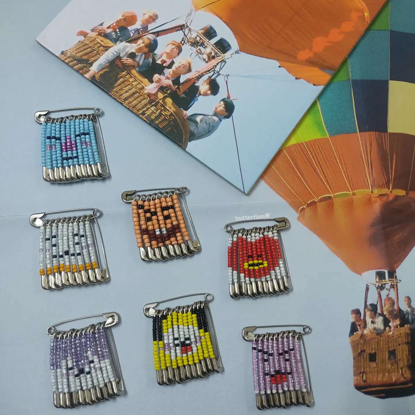 BT21 Beadpins (Per Pin)