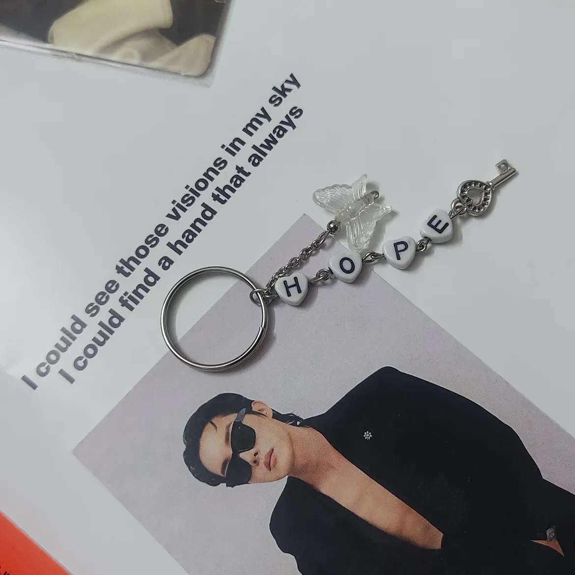 Hope keychain🦋 image 2