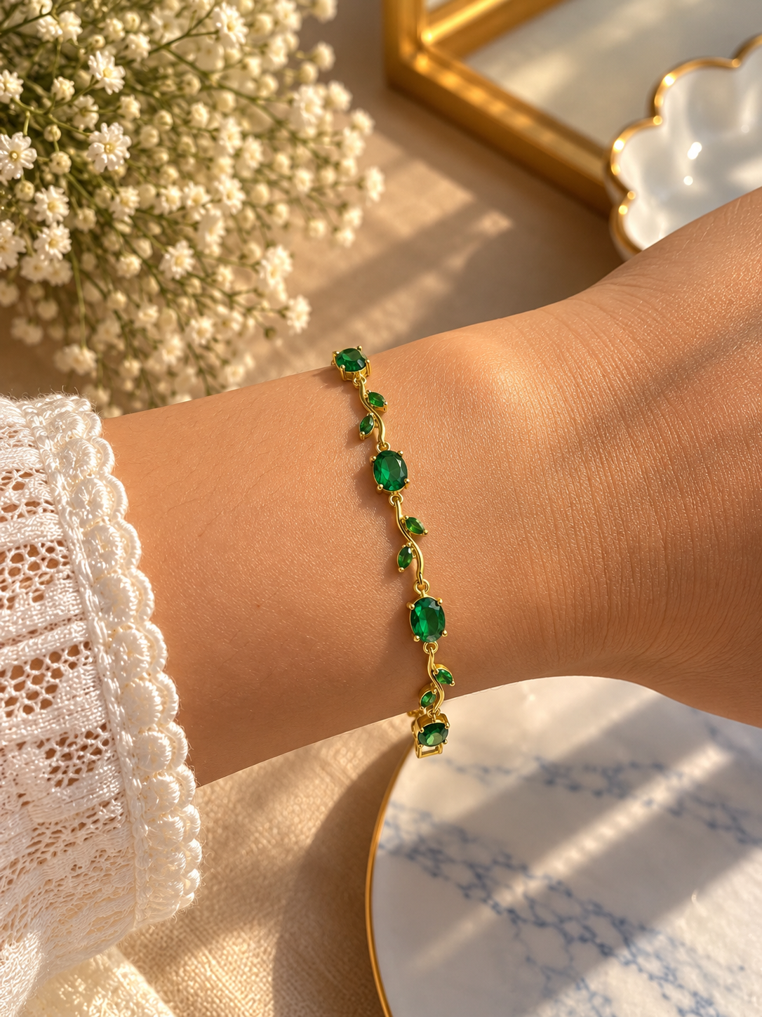 LAX_Emerald Vine Bracelet 💚