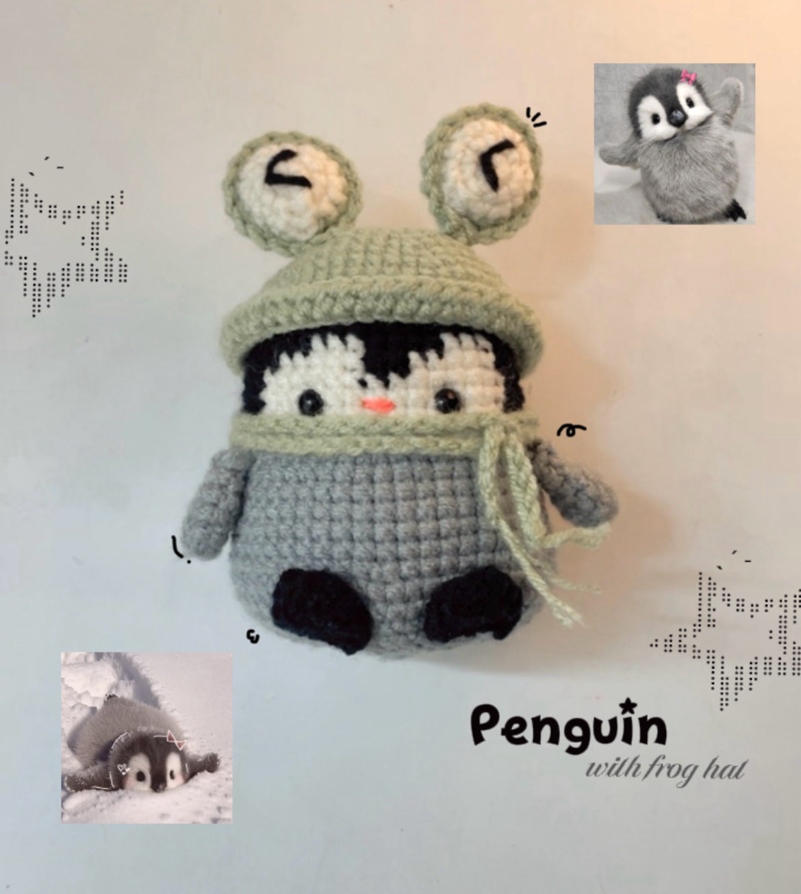 Penguin keychain