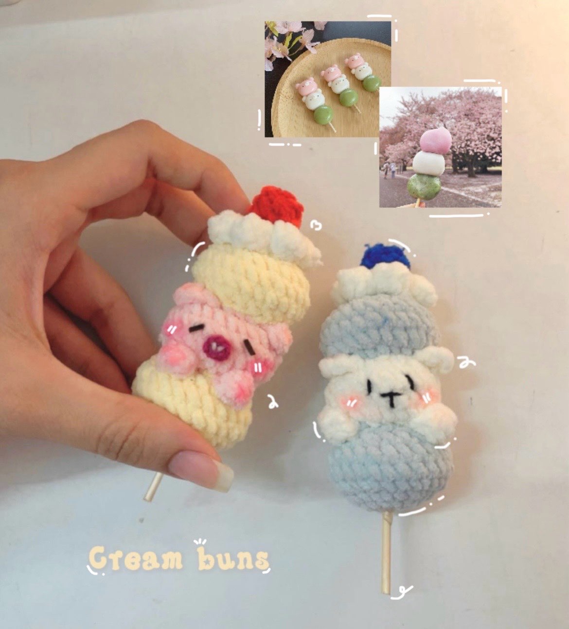 Dango keychain