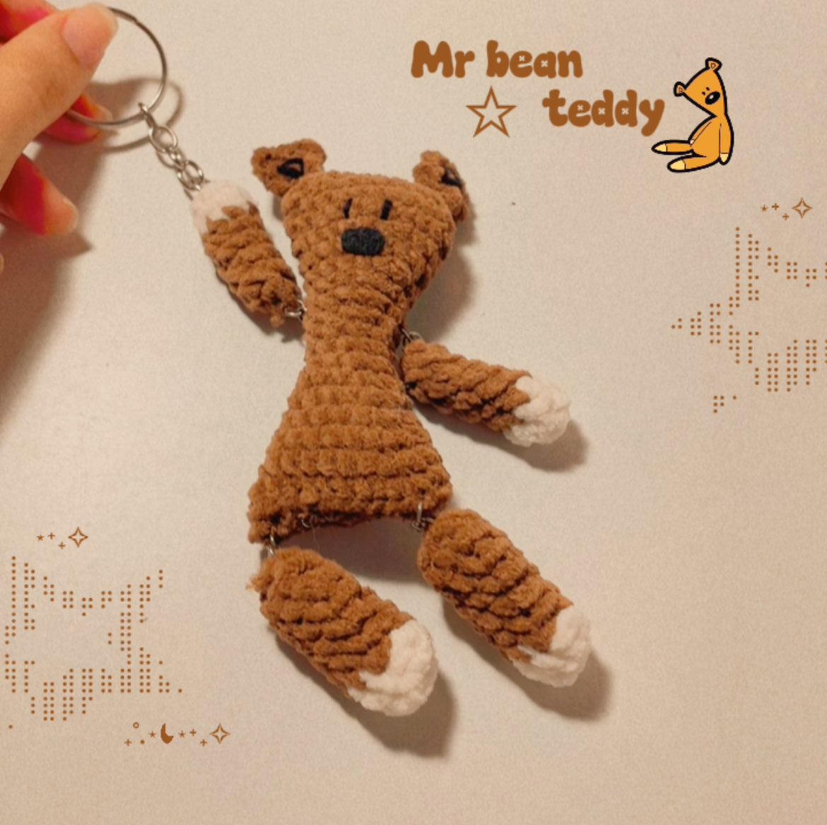Mr bean keychain