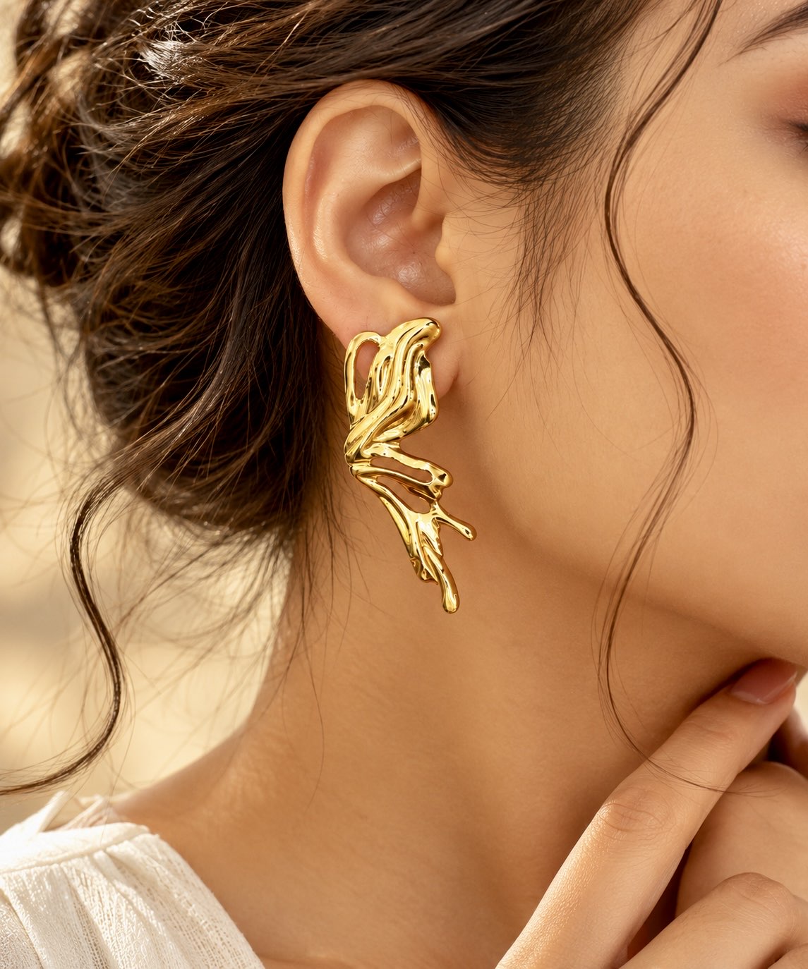 LAX_Liquid Luxe Statement Earrings for Women
