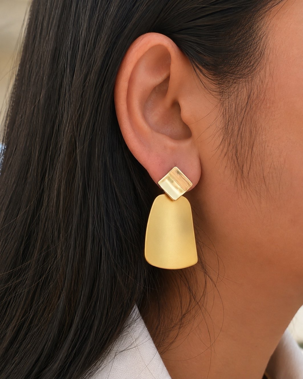 LAX_Geometric Muse Drop Earrings for Women
