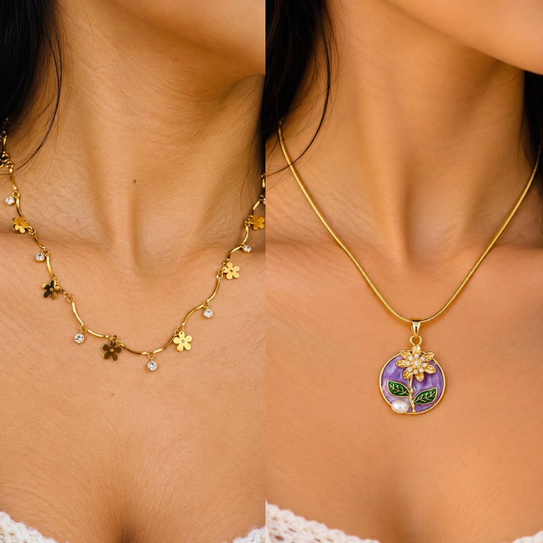 LAX_Purple Reign Necklace Combo for Women