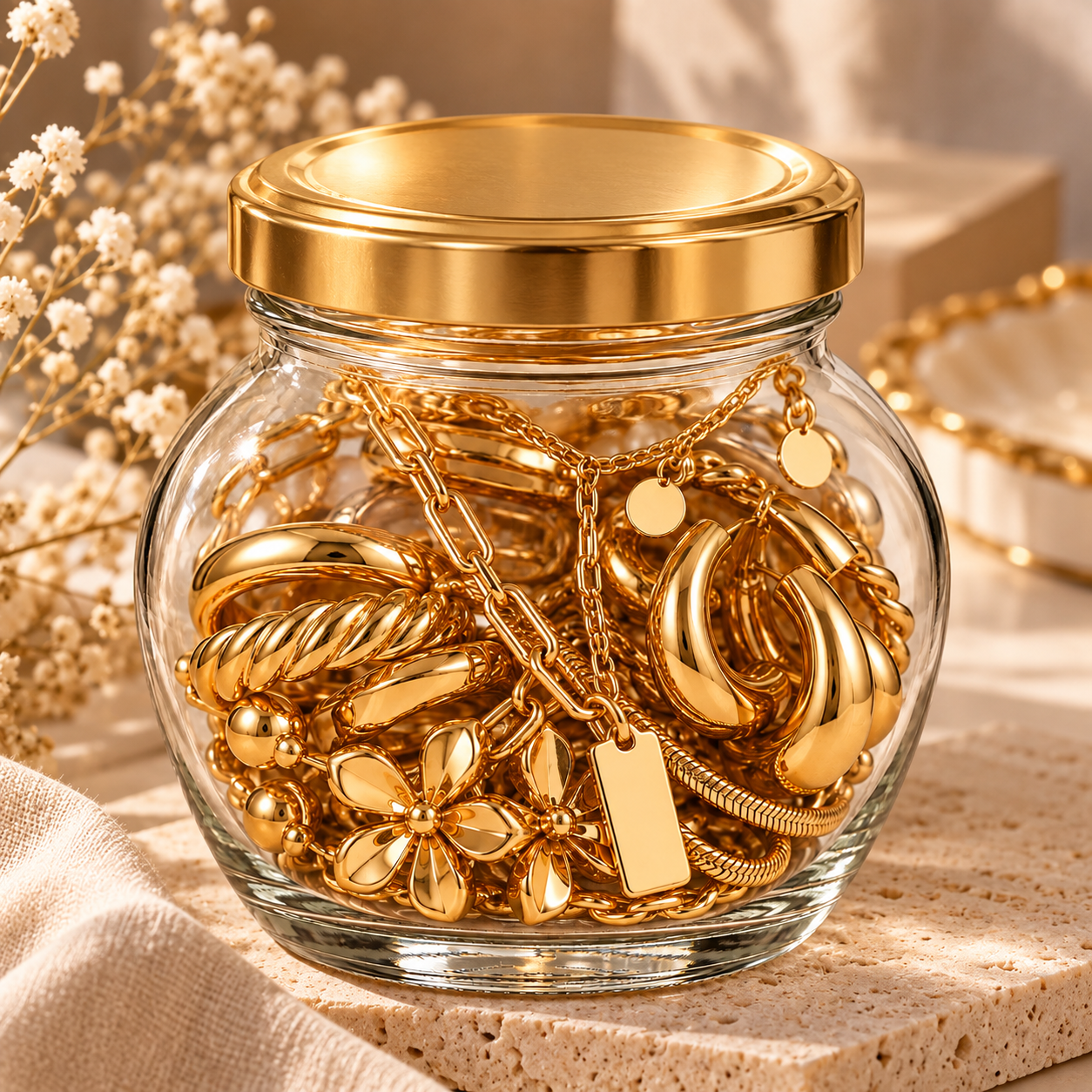 LAX Small Treasures Mystery Jewellery Jar for Women