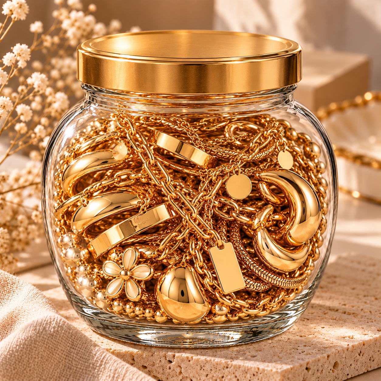 LAX Medium Treasure Trove Mystery Jewellery Jar for Women